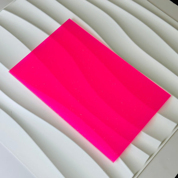 Blue Fine Glitter Acrylic Semi-transparent Sheet