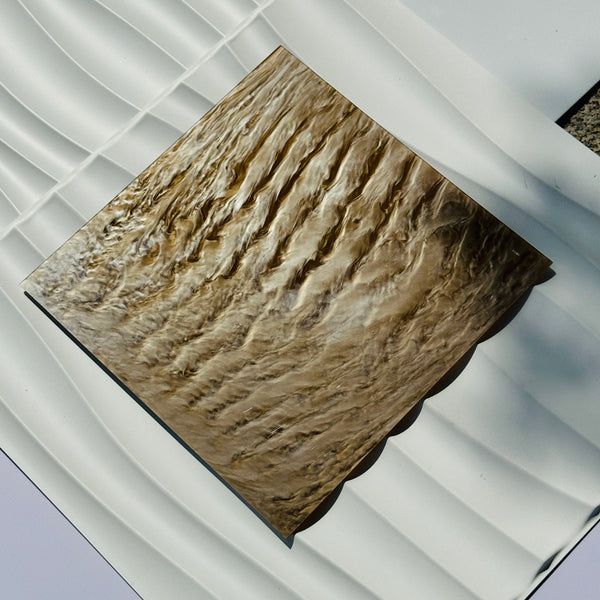 Brown Water Wave Pearl Cast Acrylic Sheet
