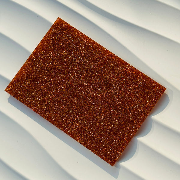 Bronze Glitter Acrylic Sheet Double Side
