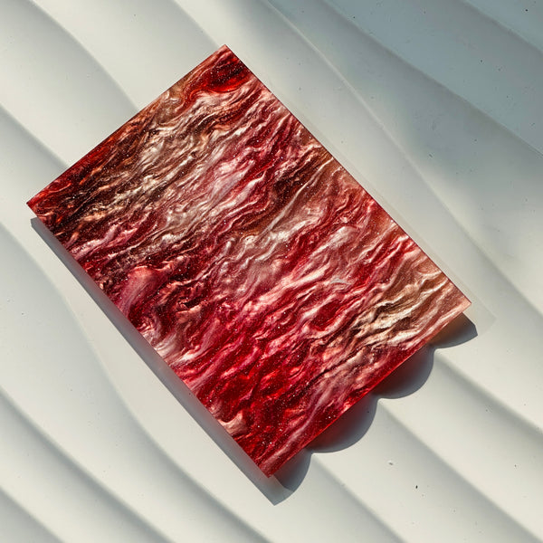 1/8" Pearly Swirly Cast Acrylic Sheet