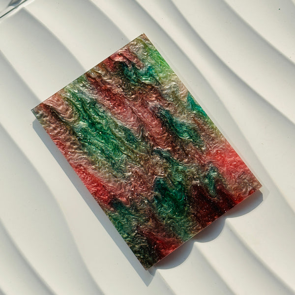 Watermelon Starry Pearl Acrylic Sheet
