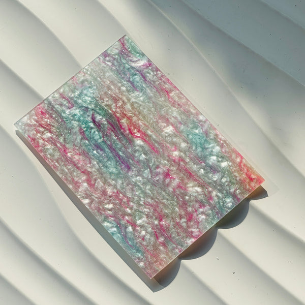 1/8" Pearly Swirly Cast Acrylic Sheet