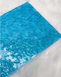 Colorful Water Wave Sheets Textured Acrylic Sheets