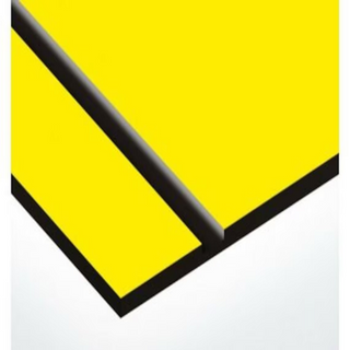 1/8" Two Tone Yellow/Black Acrylic Sheet