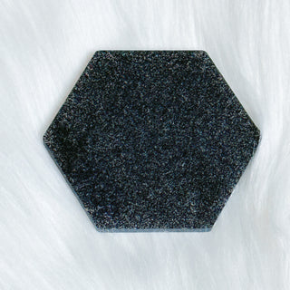 Black Glitter Acrylic Sheet