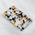 1/8" Neon brown Terrazzo Cast Acrylic Sheet