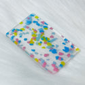 1/8" Neon brown Terrazzo Cast Acrylic Sheet