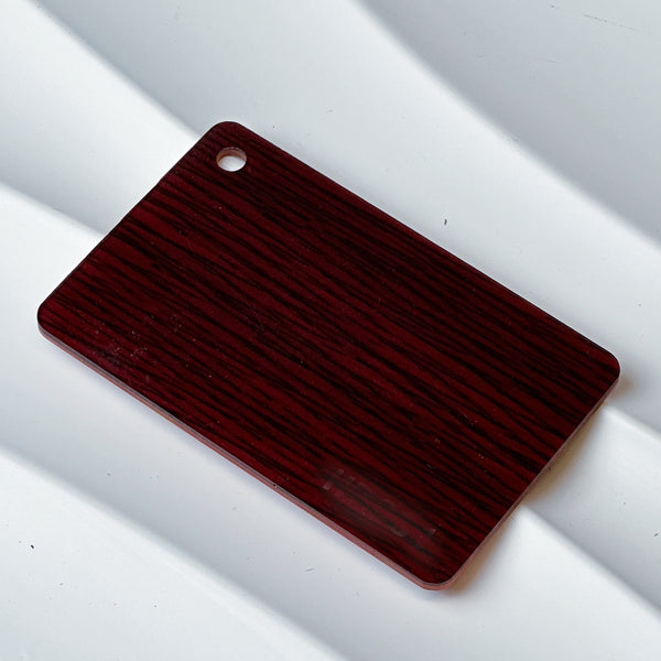 Dark Color Pattern Wood Grain Series Cast Burgundy