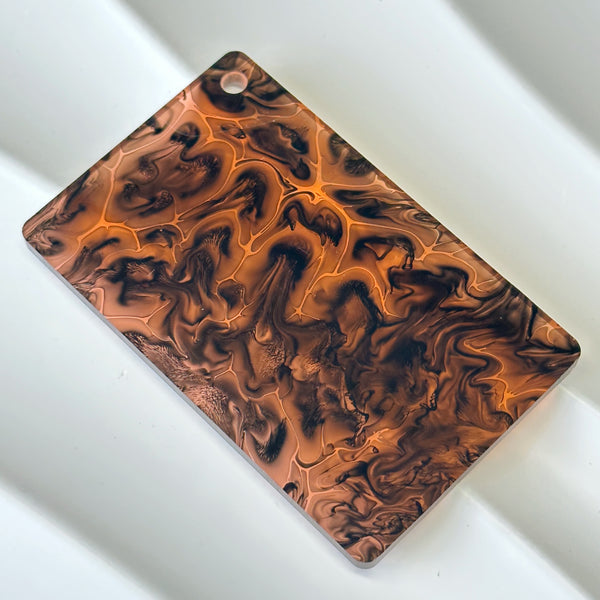 1/8'' Yellow Transparent Pattern Cast Acrylic Sheet