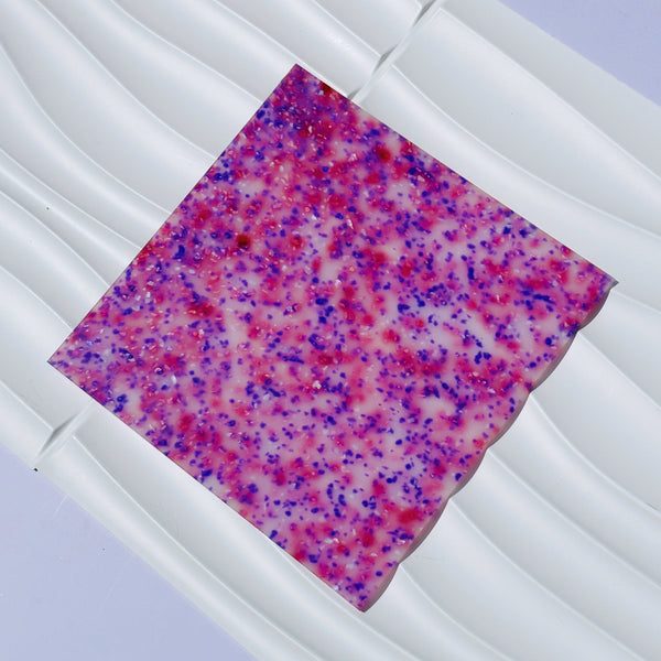 Purple Jelly Glitter Acrylic Sheet