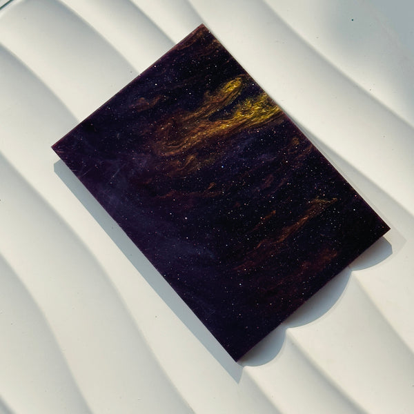 White Starry Sky Pearl Cast Acrylic Sheet