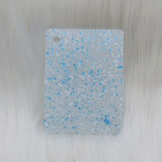 1/8'' Blue Little Flake Cast Acrylic Sheet