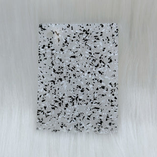 1/8'' Black Little Flake Cast Acrylic Sheet