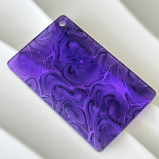 1/8''  Dark Blue Transparent Pattern Cast Acrylic Sheet