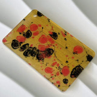 1/8'' Dark Red Bubble Painting Cast Acrylic Sheets