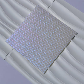 1/8" Light Green Pearlescent Scales Cast Acrylic Sheet