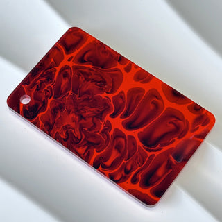 1/8'' Dark Blue Pattern Cast Acrylic Sheet