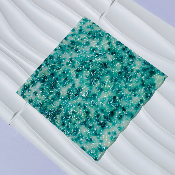 Black and Blue Jelly Glitter Acrylic Sheet