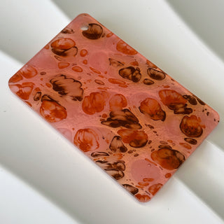 1/8'' Red Bubble Painting Cast Acrylic Sheets