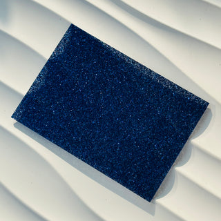 Blue Glitter Acrylic Sheet Double Sided