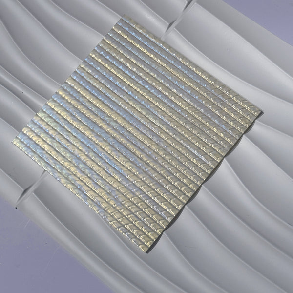 1/8" Light Pink  Pearlescent Scales Cast Acrylic Sheet