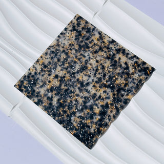 Black and Blue Jelly Glitter Acrylic Sheet