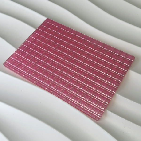 1/8" Dark Pink Pearlescent Cast Acrylic Sheet
