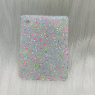 1/8'' Yellow Little Flake Cast Acrylic Sheet