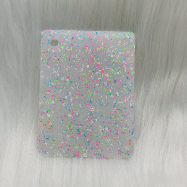 1/8'' Pink Purple Little Flake Cast Acrylic Sheet