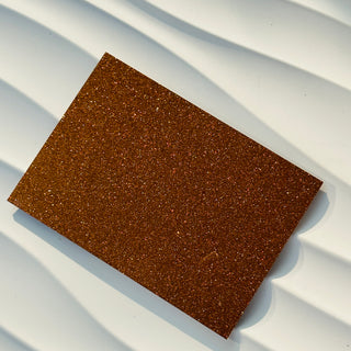 Single Sided Bronze  Glitter Acrylic Sheet