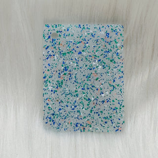 1/8'' Blue Little Flake Cast Acrylic Sheet