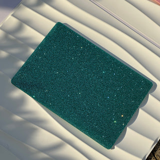 Dark Green Double Sided Glitter Cast Acrylic Sheet